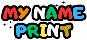 My Name Print